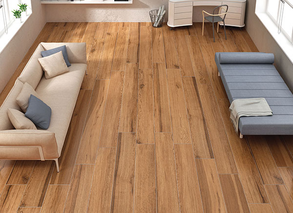 Wooden Finish Tiles A Style Statement, Wooden Floor Tiles For Living Room