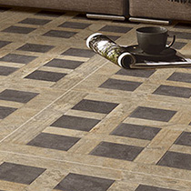 Matte floor tiles