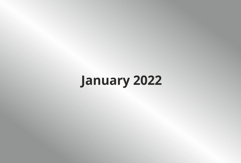 Newsletter - January 2022