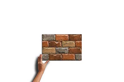 stone brick natura ceramic wall