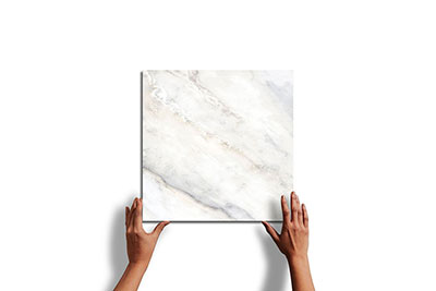 elegant white glazed vitrified tiles