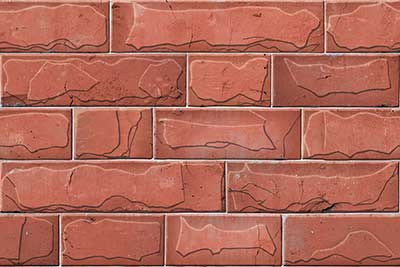 country ledge red ceramic wall