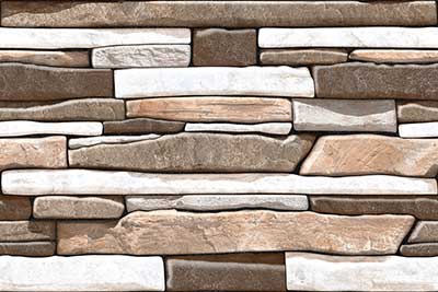 western ledge stack ceramic wall