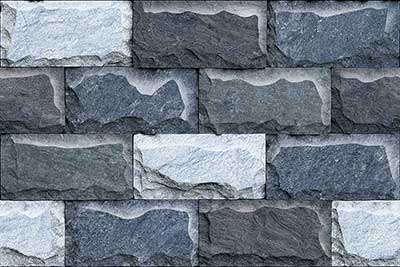 stone brick gray ceramic wall