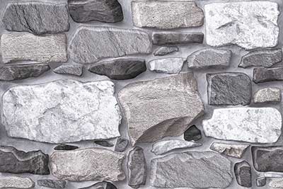 rockery gray ceramic wall