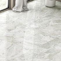 Glossy floor tiles