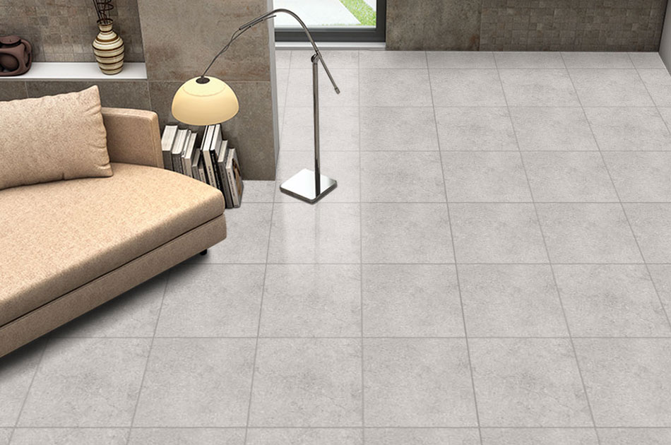 Ceramic floor tiles