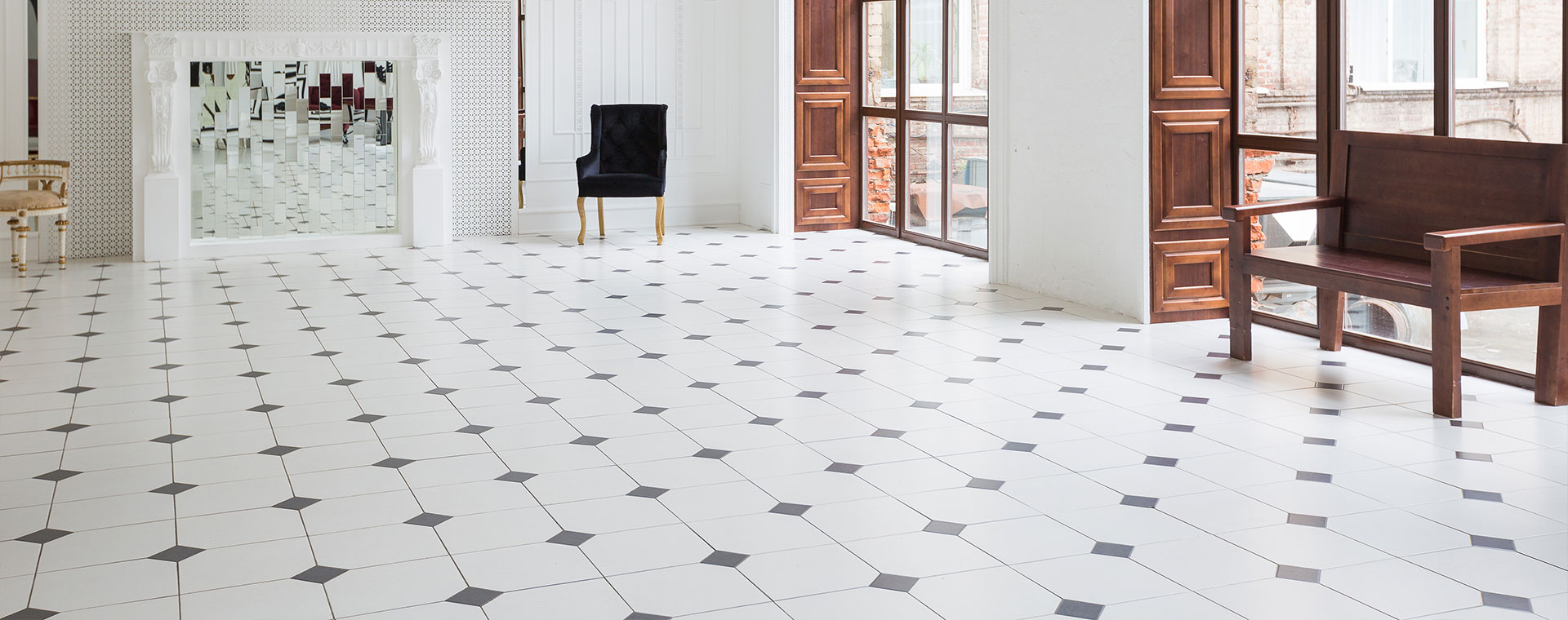 mosaic floor tiles for living room