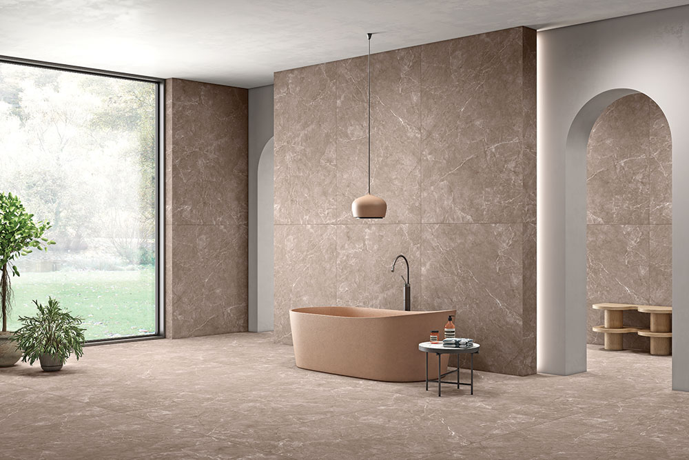 Tiles Looks Roch Buy Mocha Lux (Mellora) Tile | Glazed Vitrified Tiles - Nitco Tiles ...