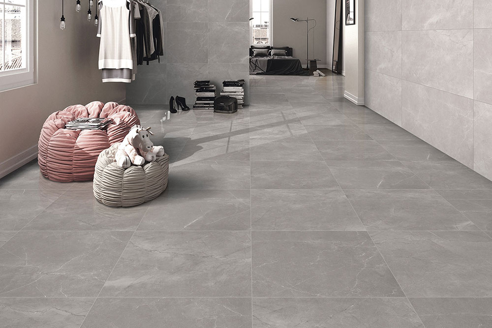 Buy Water Cloudy Grey Tile | Glazed Vitrified Tiles - Nitco Tiles & Marble