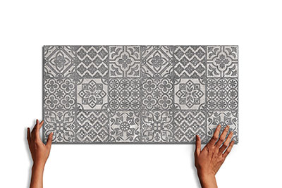 Iltas Grey DecorGlazed Vitrified Tiles